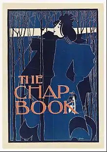 The Blue Lady by Will H. Bradley, The Chap Book (1894)