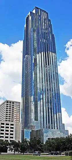 Williams Tower viewed from the street