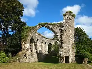 The Ruins of the Church of Grey Friars Monastery in the Grounds of Grey Friars