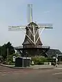 Windmill in Sloten viewed from the east