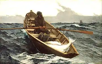 The Fog Warning, halibut fishing, 1885