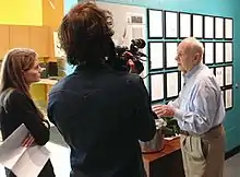 Winston L. Shelton during 2016 interview by French television reporters from Groupe Canal+, C8 Network investigative news magazine "Focus".