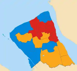 2003 results map