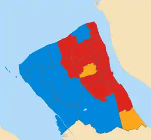 2011 results map