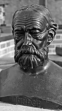 Bust showing Gottlob Frege