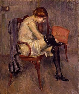 Woman at her Shoes (1909)