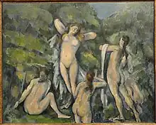 Paul Cézanne:Badende Frauen, um 1900