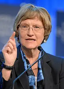 Drew Gilpin Faust(M.A. '71, Ph.D. '75) 28th president of Harvard University