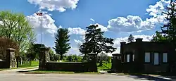 Woodlawn Cemetery Gates and Shelter