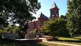 War memorial in front yard