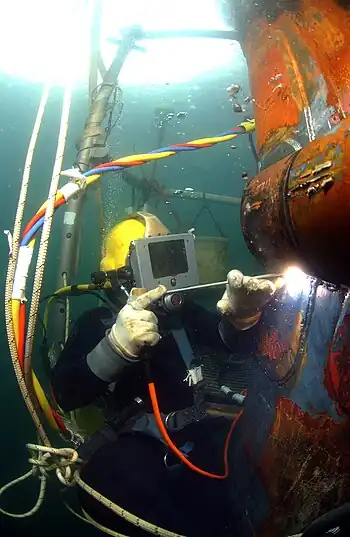 Underwater welding