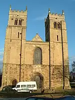 Church of St Cuthbert and St Mary, Worksop Priory, and Remains of Cloister Wall