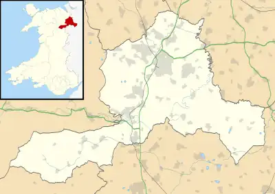 Willington Worthenbury is located in Wrexham