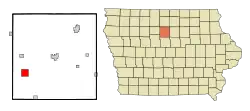 Location of Eagle Grove, Iowa