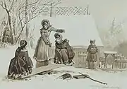 La Bascule Russe, 1822; reproduced in the book Jeux des jeunes filles de tous les pays, 1823