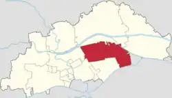 Location in Beichen District