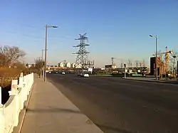 Binshui West Road, on the northeastern part of the town, 2011