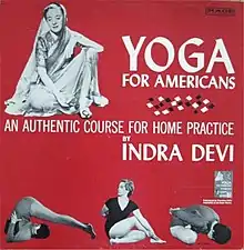 Indra Devi, upper left; Hill, bottom center (record album cover)