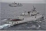 Yoga onboard INS Kamorta during International Yoga Day