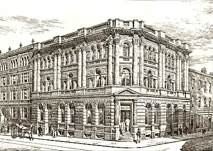 Architect's drawing, 1892