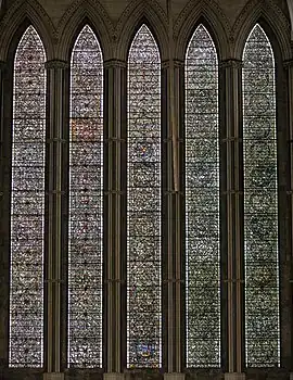 The Five Sisters window, in the Early English style