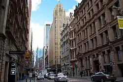 Victorian Mannerist architecture lining a street in Sydney