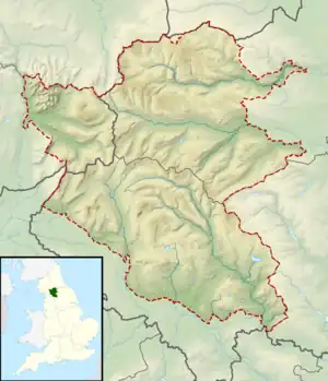 High Seat is located in Yorkshire Dales