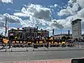 Vietnamese American youths parading in front of Asian Garden Mall