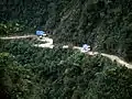 The Old Yungas Road before the new road had been opened.