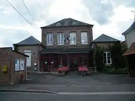 The town hall in Yzeux