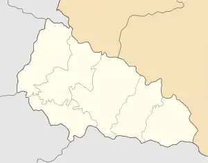 Berezovo is located in Zakarpattia Oblast