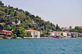 Zarif Mustafa Paşa Yalısı in Kanlıca on the Bosphorus.