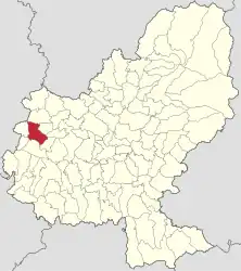 Location in Mureș County