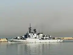 Zeffiro entering the port of Beirut on 24 March 2010.