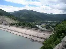 Hydro-electric dam on the Aragvi