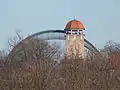 View to Reilberg of Zoo Halle