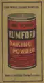 The Rumford Cook Book, 1910, back cover