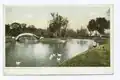 Remnant of Bayou Metairie as "The Lake" at Metairie Cemetery in New Orleans