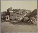 Interior of Ft Sumter 1865 showing the Hot Shot Furnace.