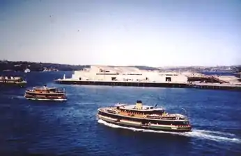 Podium structure complete, 1962