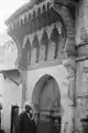 The entrance of the mosque, pictured in 1932